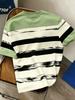 Summer casual men's T-shirt, classic style, 3D printed letter stripes on the chest, breathable and versatile crew neck short-sleeved top.