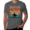 Heartlandheartland РанчоЗакат Heartlandheartland Ретро Винтаж Любители Лошадей Владелец Лошади Футболка Праздничная Отпускная Футболка