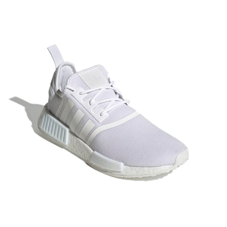 adidas NMD_R1 Primeblue Тройные белые кроссовки унисекс Cloud-White GZ9259