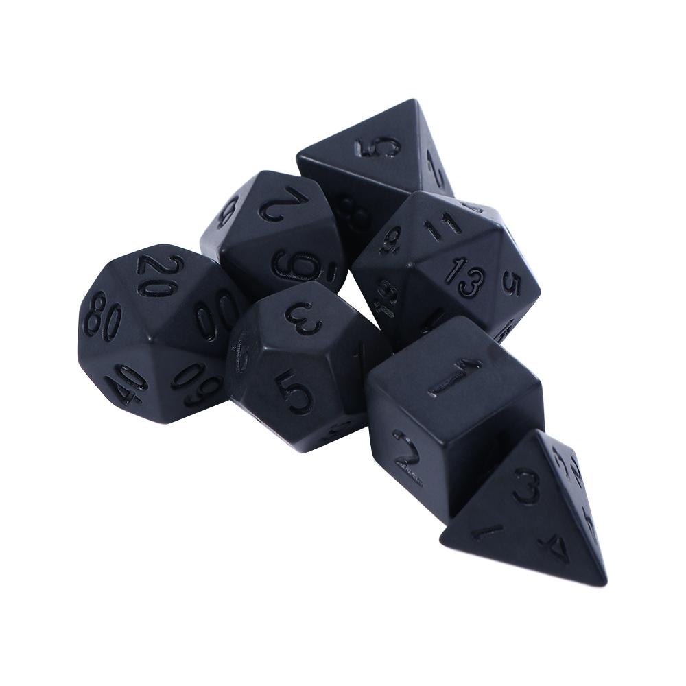 Toys Family Game Board Games Polyhedral Dice Black RPG Dice Set Number Dices Kit Educational Toy
