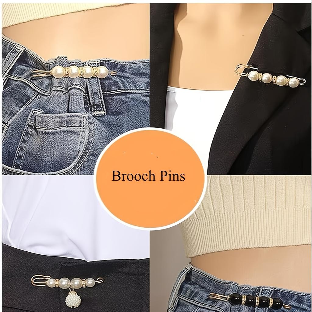 150pcs Freshwater Pearls Brooches and Pins Bulk - Fashion Decorative Safety Pins Brooches Brooches Brooches Pins Pins Socks