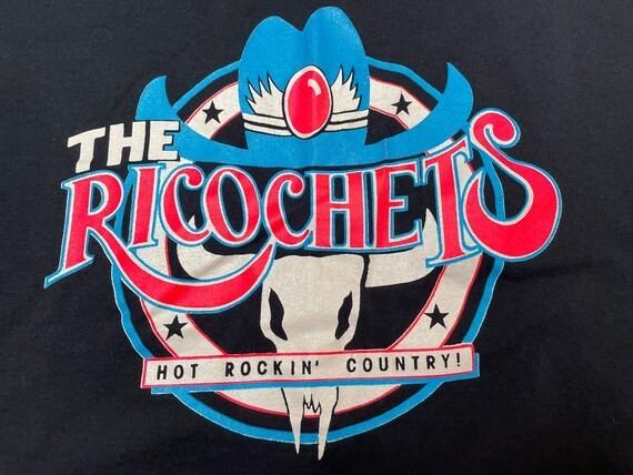 Ricochet COUNTRY БЕНД Горячий Рок Футболка Все Размеры от S до 5XL PA266 БЕСПЛАТНАЯ ДОСТАВКА Унисекс Футболка