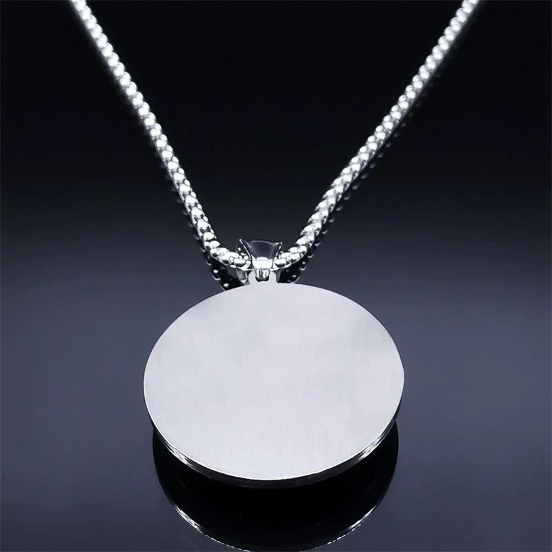 Wicca 7 Archangels Sigil Charm Necklaces Men Women Seal of Solomon Pendant Supernatural Protection Amulet Magic Talisman Jewelry