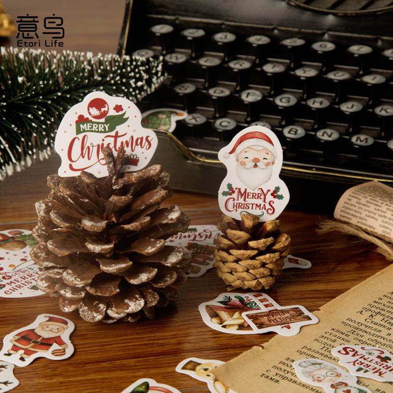 Christmas Happy Valley Decoration Stickers Scrapbooking Stickers For Journal Planner Diy Crafts Scrapbooking Diary