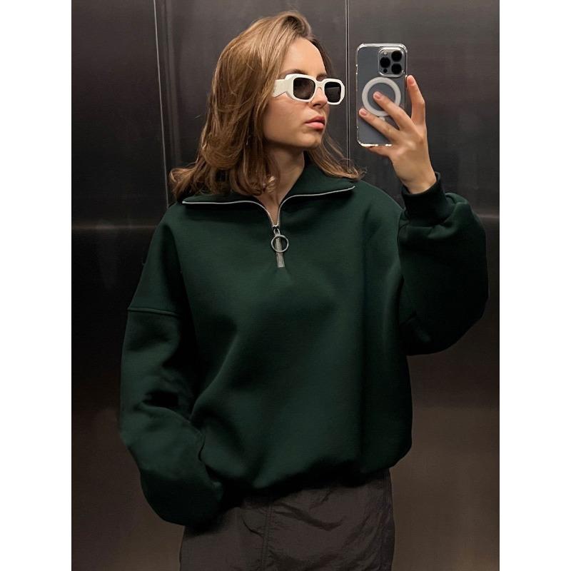 Толстовки и свитшоты большого размера для женщин, осень-зима, плотный теплый флисовый свитшот, уличная одежда для девочек, свободные пуловеры