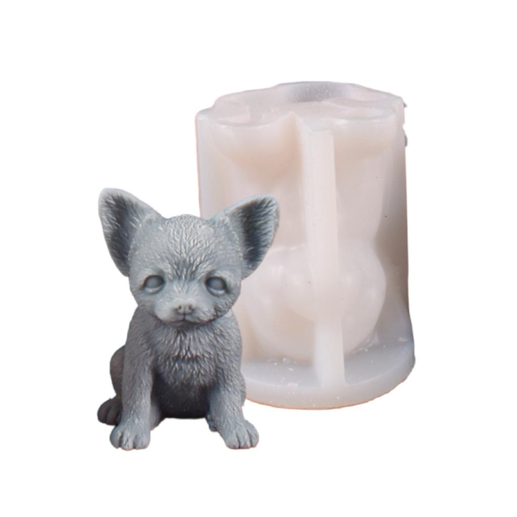 Silicone Bulldog Candle Mold Bulldog Craft Molds Candle Making Supplies for Baking Enthusiasts and Party Planners