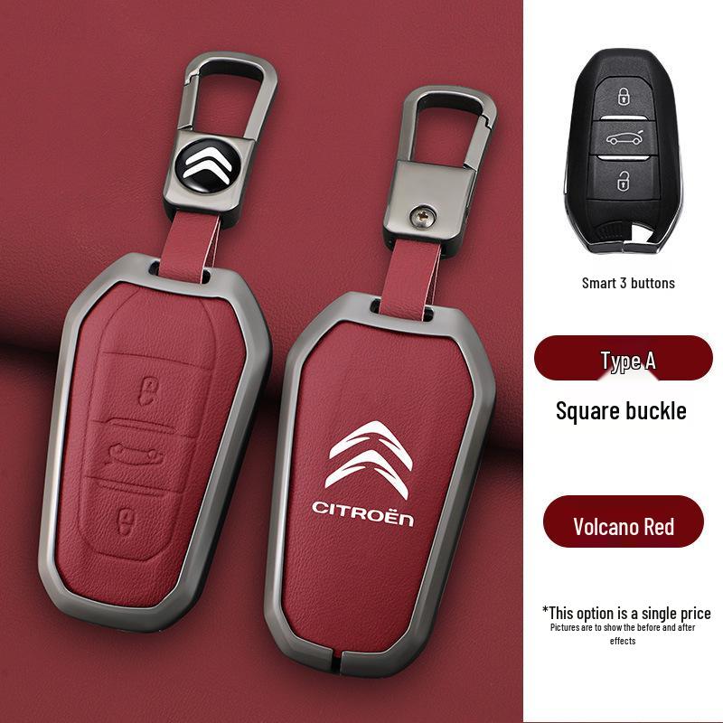 Чехол для ключа Citroen для C4/C5 (2011-2013) Модели - Складная металлическая пряжка-ракушка