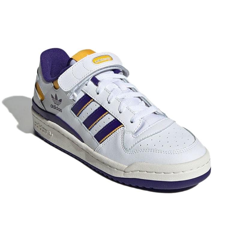 Adidas Оригинальные кроссовки Originals Forum 84 Low Champions 'Бело-фиолетово-желтые' Женские GZ7180