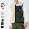 Флисовая куртка Bonding Fleece No Collar Vest Olive L [Chums] Мужская