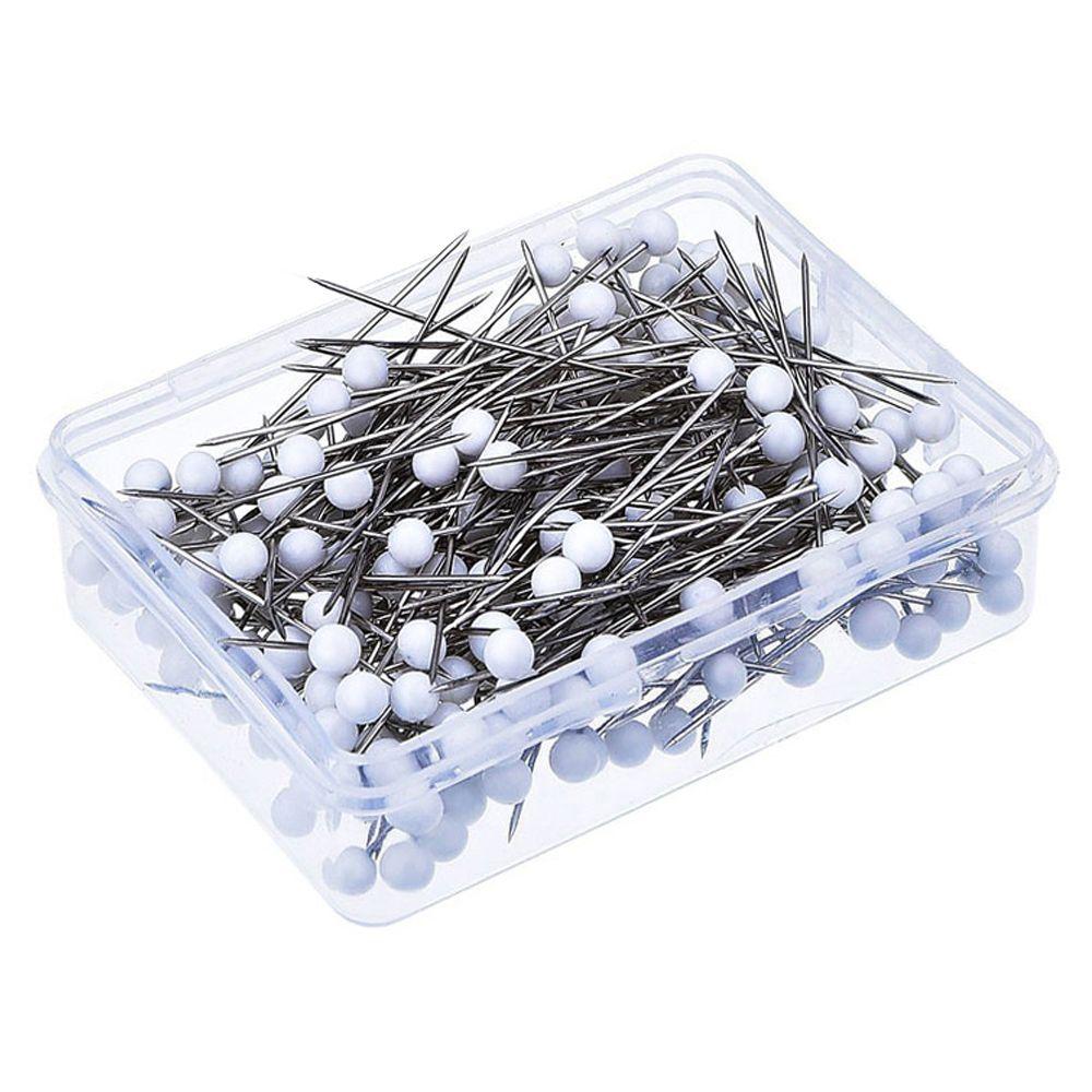 DIY Fashion Bead Glass Head Colored Stitch Safety Pin Sewing Needles Knitting Pin Dressmaking Pins