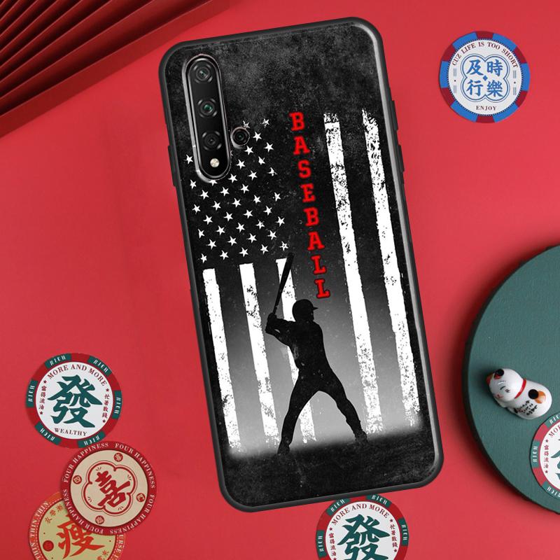 Бейсбол Для Huawei P60 Pro P30 P40 Lite Nova Y61 Y91 Y90 Y70 Y60 Y72 12s 12i 11i 7i 8i 9 10 SE Чехол