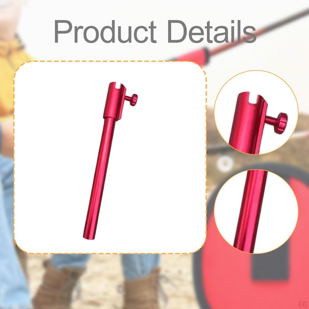 Кронштейн для подставки для приманок из алюминиевого сплава 19,5 см Опорная труба Приманки Удилище для прибрежного пляжа