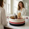 Decorative Cotton Rope Storage Box Large Capacity Desktop Organizer Makeup Storage Basket  Keys