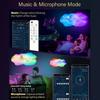 3D Облако Молния Свет Светодиодная Лампа Многоцветная Спальня Облака Огни Громовые Облака Комната DIY Синхронизация Музыки Smart APP Управление USB