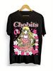Футболка с аниме Chobits - милый японский дизайн в стиле Фрейи Сумомо Хибия, круглый вырез, короткие рукава, повседневный богемный стиль.