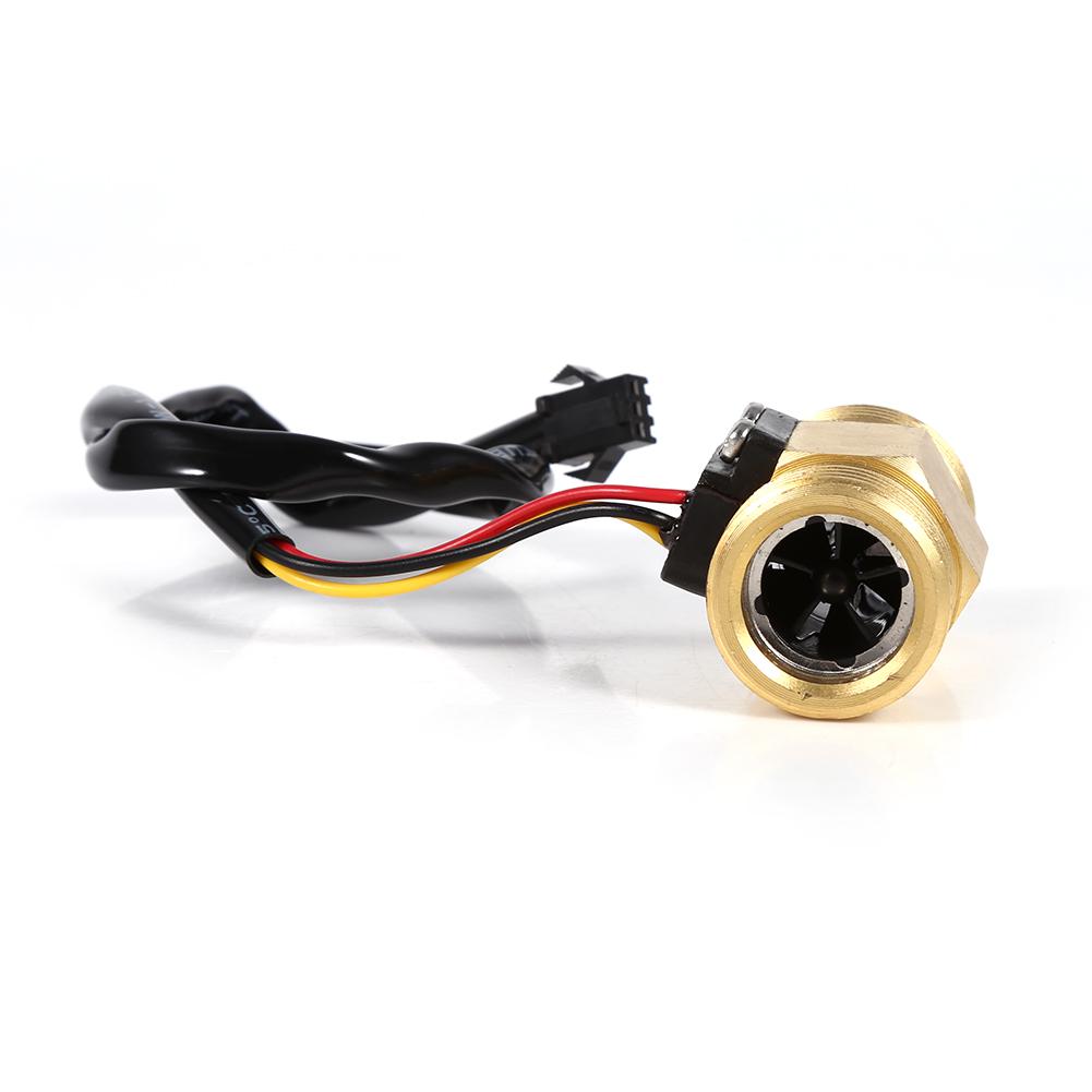 1 шт. новый Full Cooper G3/4 "DN20 мм нить Холла эффект датчика потока жидкой воды переключатель 2-45 л/мин