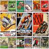 Motorcycle Metal Sign Vintage Plaque Poster Tin Sign Wall Decor For Bar Pub Club Retro TT Racing Poster Gift