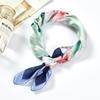 Small Square Scarf Women Spring and Summer New Silk Satin Printing Small Silk Scarf Neck Shawl Gift Scarf