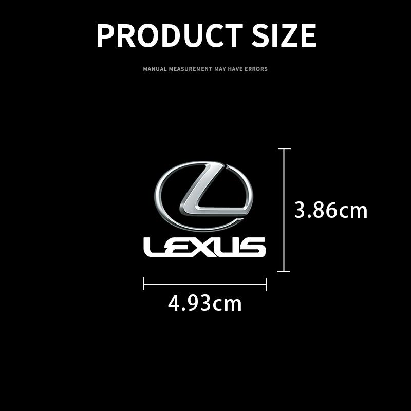 Car Emblem Logo Decorative Stickers Badge Decal Interior Styling for Lexus ES300 RX330 RX300 GS300 IS250 IS200 CT200h NX RX AEL1