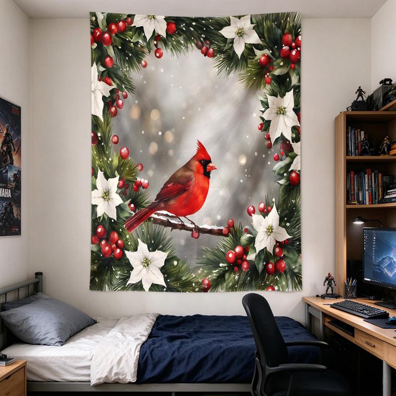 Wall Tapestry Kushina Uzumaki Red Anime Illustration Fan Gift