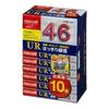 Maxell Audio Recording Time 46 10 Pack Tape, Normal/type 1, Minutes, UR-46L 10P(N)