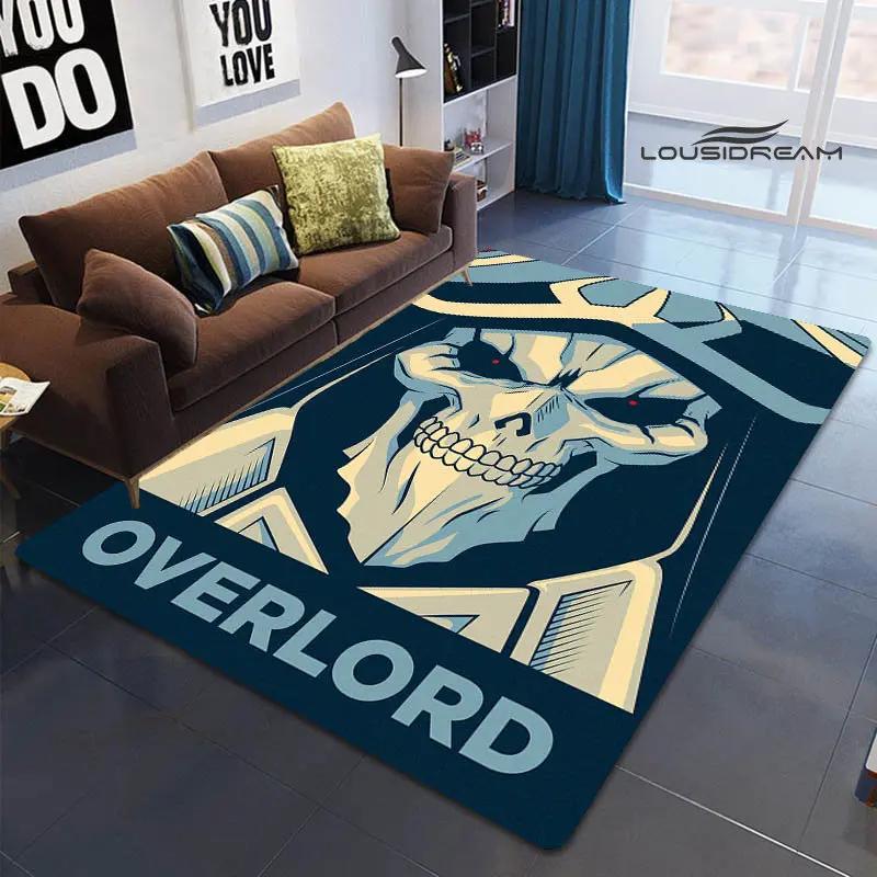 Самый новый ковер с принтом Overlord, коврик для пикника, модный домашний декор, красивый противоскользящий коврик, подарок на день рождения