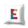 Polyester Pillowcase Home Geometric Striped Print Pillowcase 26 English Letter Cushion Cover