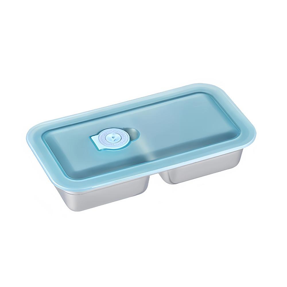 Многоразовый отдельный поднос для приправ, одно- или двухсекционный контейнер для приправ с крышками для пикника