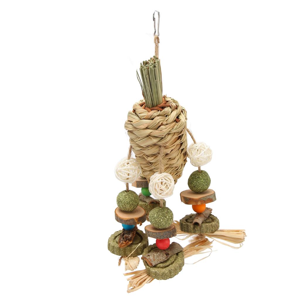 Игрушки для жевания кроликов, веселые, красочные, ручная работа, избавляют от скуки, игрушки для жевания маленьких домашних животных для хомяка, Гвинеи