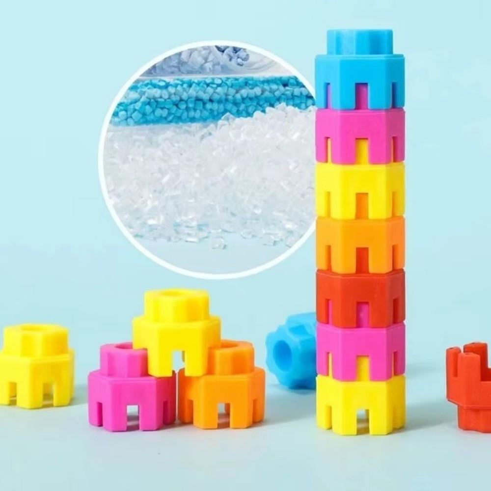 Splicing Building Blocks Colorful Large Particle Building Blocks Parent-child Interactive