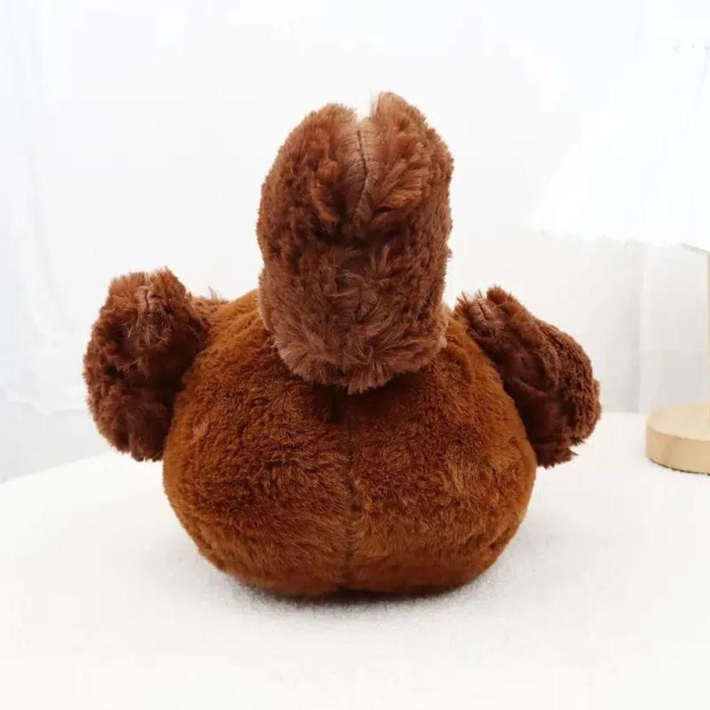 Желтая курица в форме плюшевой игрушки, имитация курицы, цыпленка, семейные плюшевые игрушки, кавайная плюшевая игрушка-курица, декор