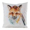 Norwegian Feng Shui Cartoon Fox Digital Printing Short Plush Pillow Covers For Car Sofa Office Cushion Cover Home Goods