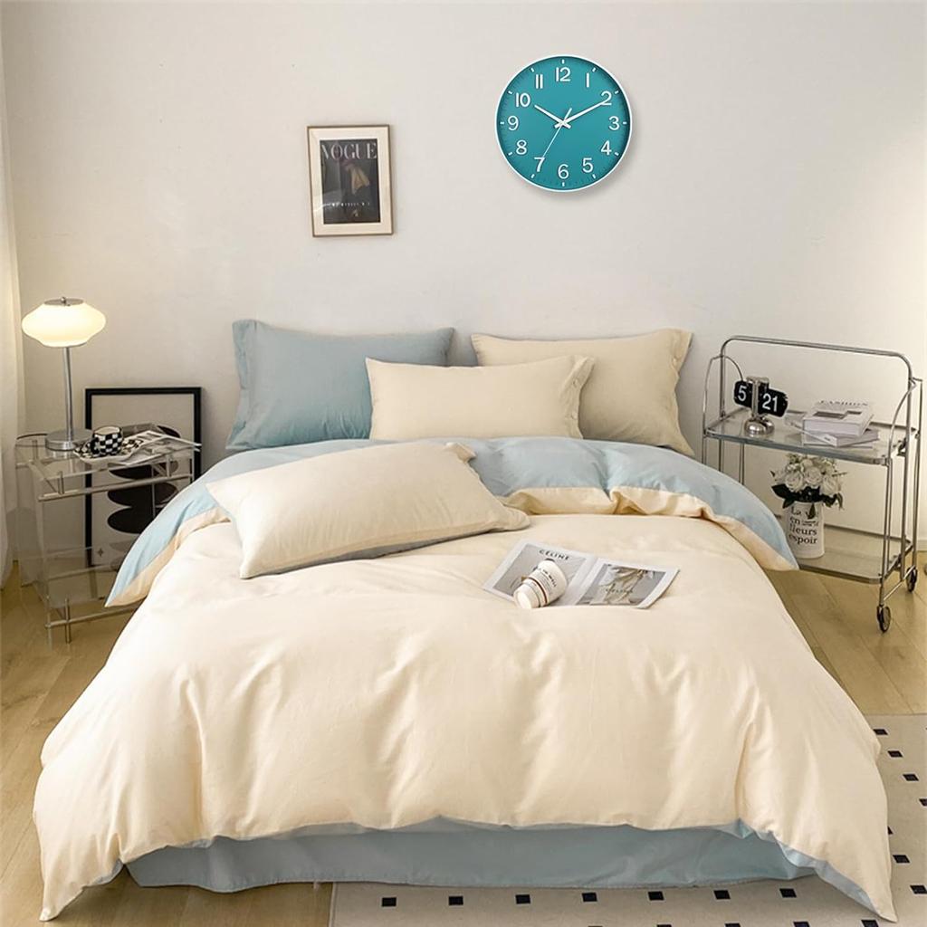 Wall Clock Fashion Creative Wall Clock Travel Time Accurate No Punching No Ticking Wall Clock for Wall Decoration, Living Room