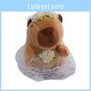 Soft Lovers Capybara Plush Doll Keychain Pendant For Backpack And Car Decor
