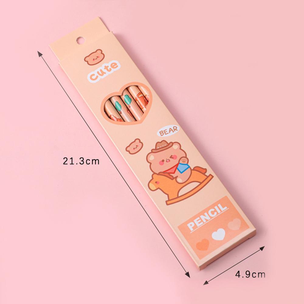 1 набор из 6 предметов Милый милый питомец HB канцелярские принадлежности школьные офисные принадлежности подарок ученику приз креативный кавайный карандаш