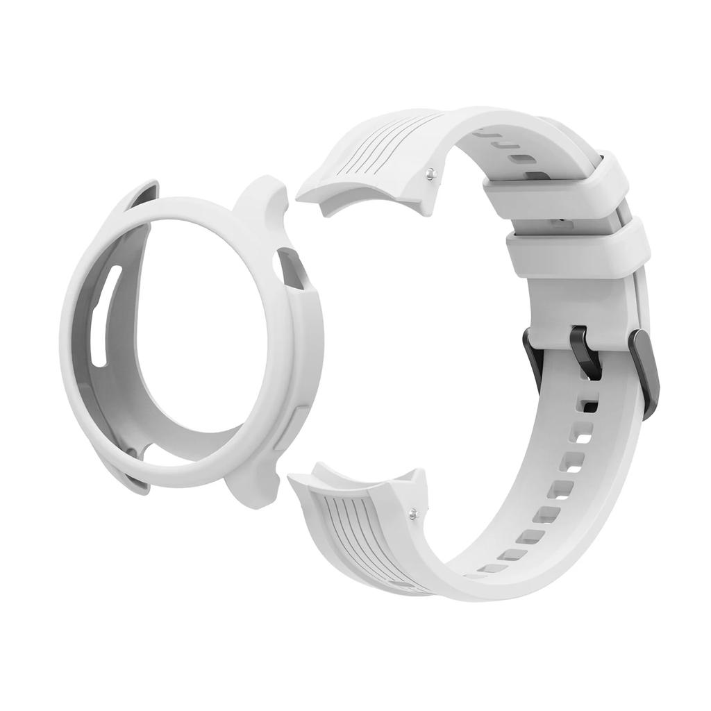 Силиконовый Ремешок+Чехол Для Amazfit Balance Регулируемый Спортивный Браслет Умные Часы Защита От Падений Царапин Браслет Набор Чехлов Для Часов Аксессуары