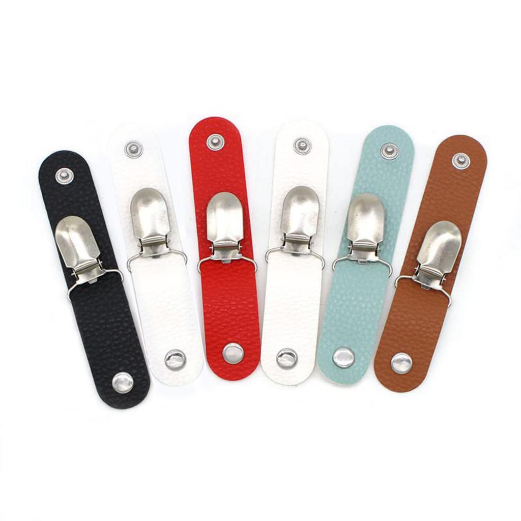 Travel Leather Hat Clamp Outdoor Backpack Luggage Storage Bag Multifunctional Straw Cap Clip Hat Accessories Hanging Bag Storage Clip