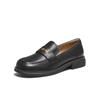 TATA/He She 2025 Autumn Shopping Mall Same Fashion Casual Round Head Women's Le Fu Shoes