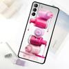 Beautiful Nail Polish Enamel Color Phone Case For Samsung Galaxy S24 FE S23 Ultra S21 S22 S25 S26 Ultra S10 Plus S20 FE Cover