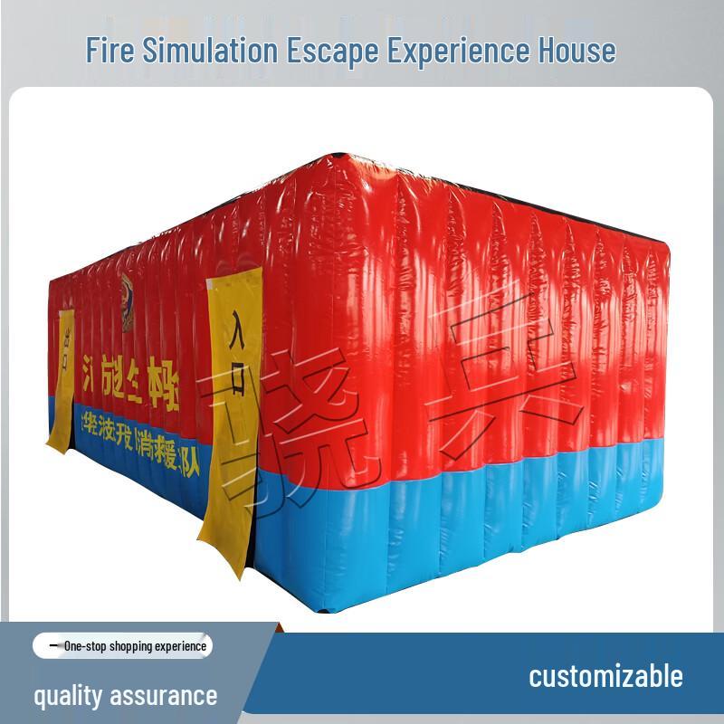 Inflatable Fire Simulation and Escape Drill Tent