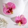 Exaggerated Flower Earrings Simulated Flower Flower Drop Earrings Butterfly Orchid Earrings  Women