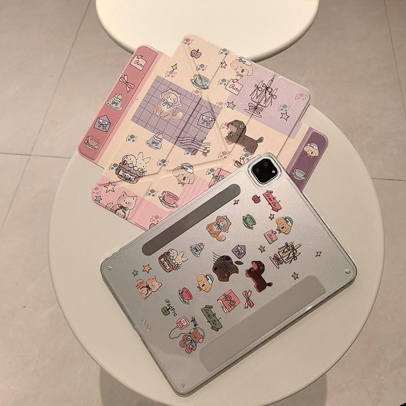 Magnetic Detachable IPad Air 6 Case With Stand Pro 11 Inch 5 4 Shockproof Cartoon Hard Shell Cover