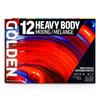 Golden Acrylic Heavy Body 22ml 0924 Mixing 12 Color Set 13100924