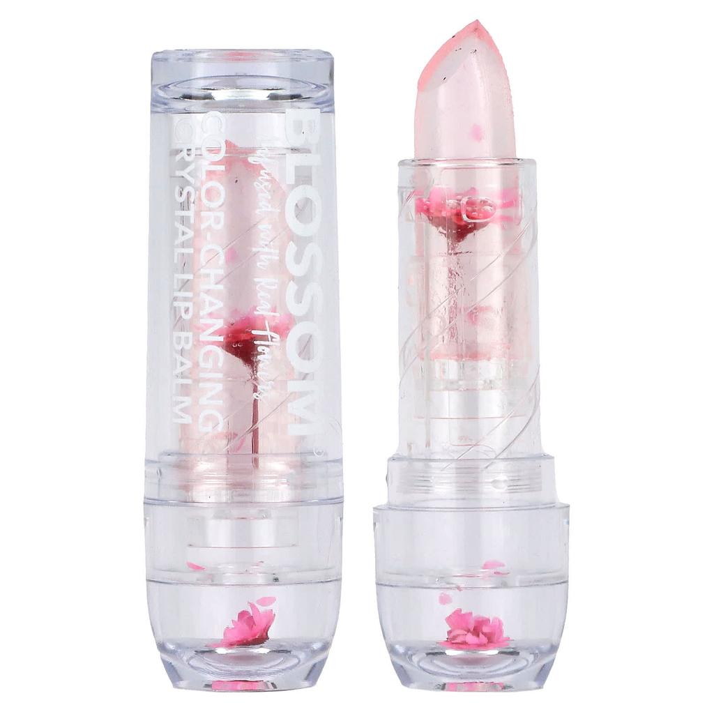 Blossom Бальзам для губ Crystal, меняющий цвет, розовый, 3 г