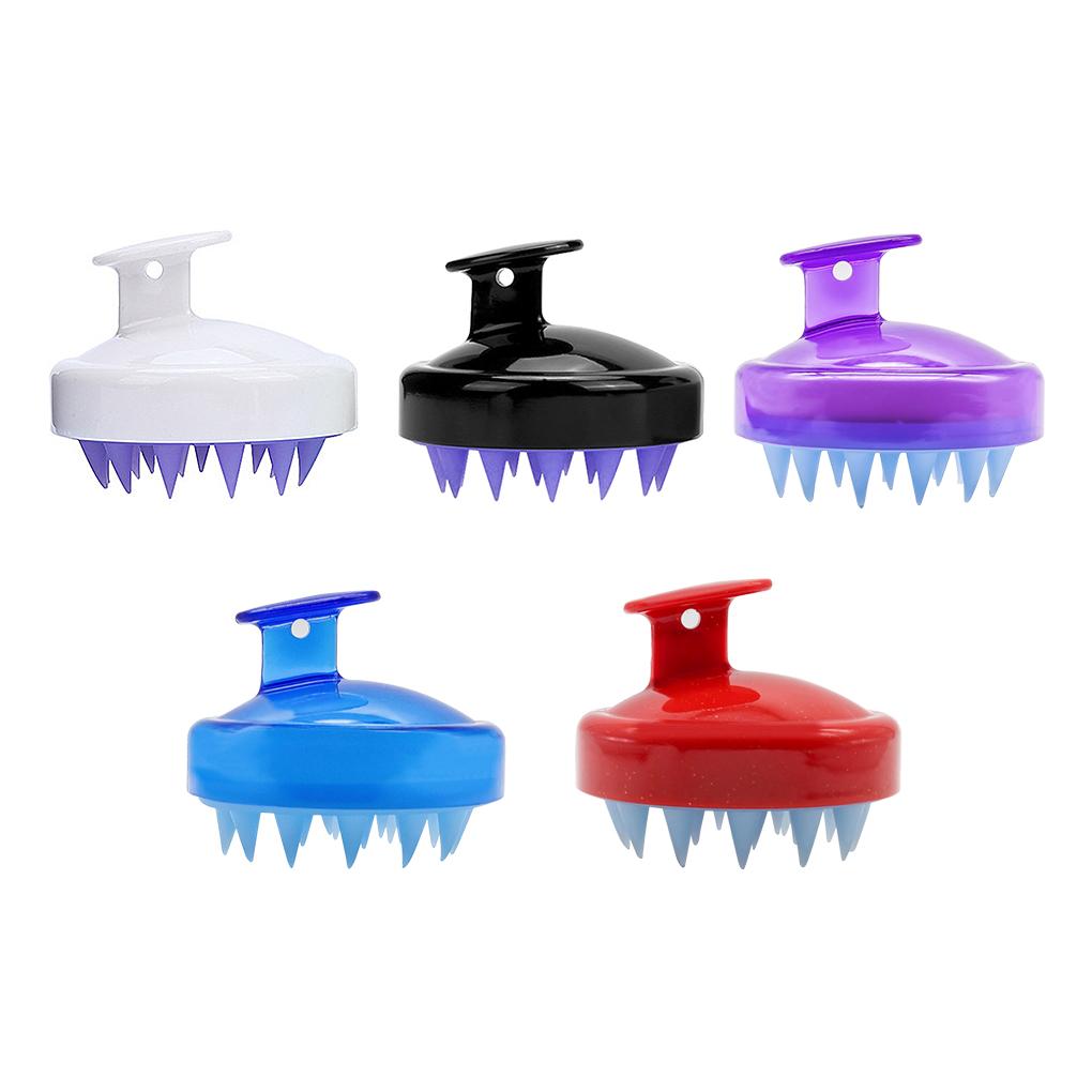 Силиконовая массажная щетка для волос и кожи головы, массажная щетка для шампуня, очиститель для душевой лейки