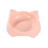 Прочная пластиковая миска для корма для домашних животных в форме кошачьих ушей для кошек и собак - Непротекаемая и легко моющаяся, доступна в нескольких цветах