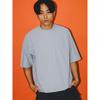 [Beams] Футболка мужская с круглым вырезом и плоским швом из нержавеющей стали STEAL_GREY S 11041305147