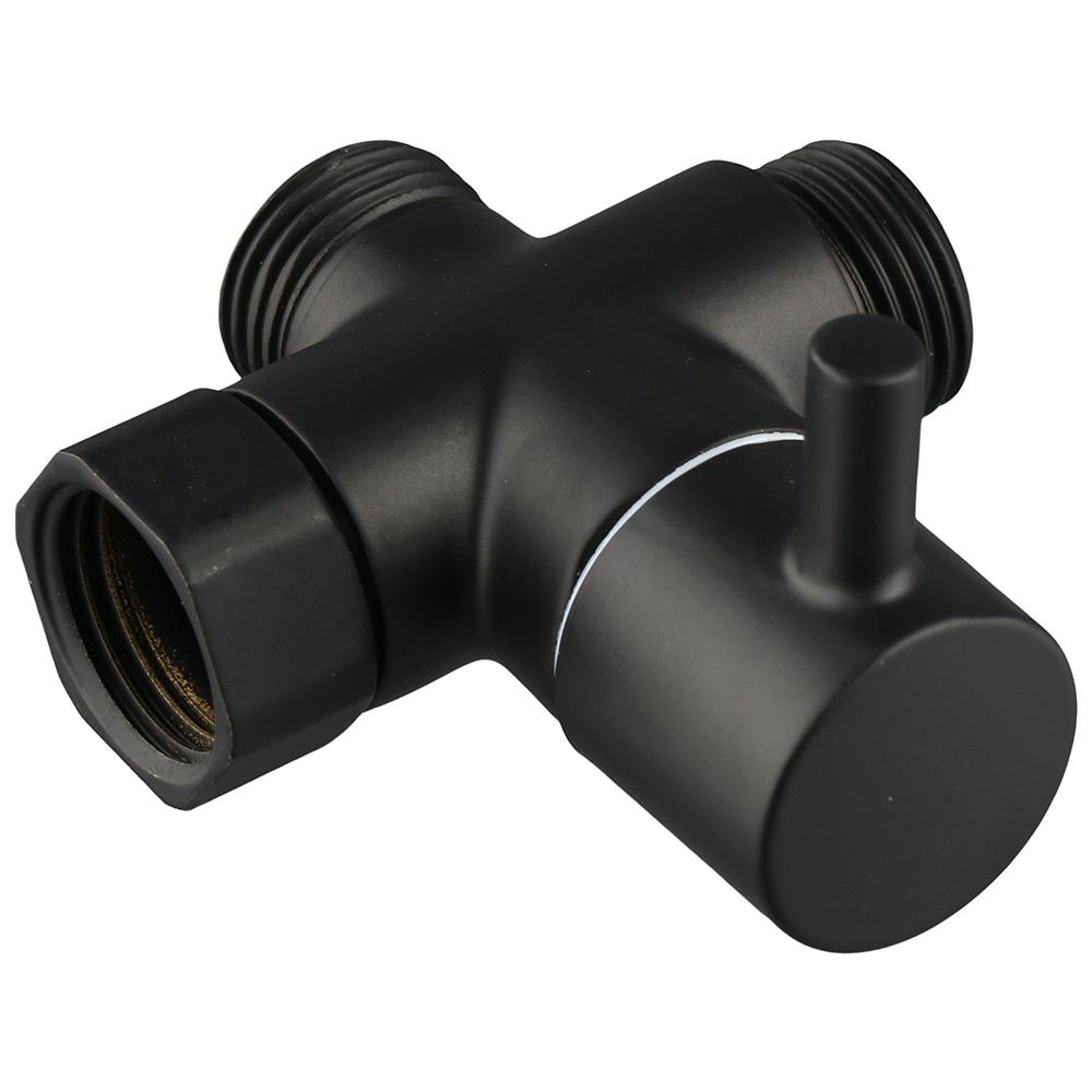 Переключатель воды G1/2" 3-ходовой клапан управления потоком Переключатель душевой штанги Ручная душевая лейка