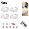 Hinge Repair Plate Cupboard Door Hinge Fixing Plate Door Hinge Repair Kit Mounting Repair Side Panels Cabinet Door Connection