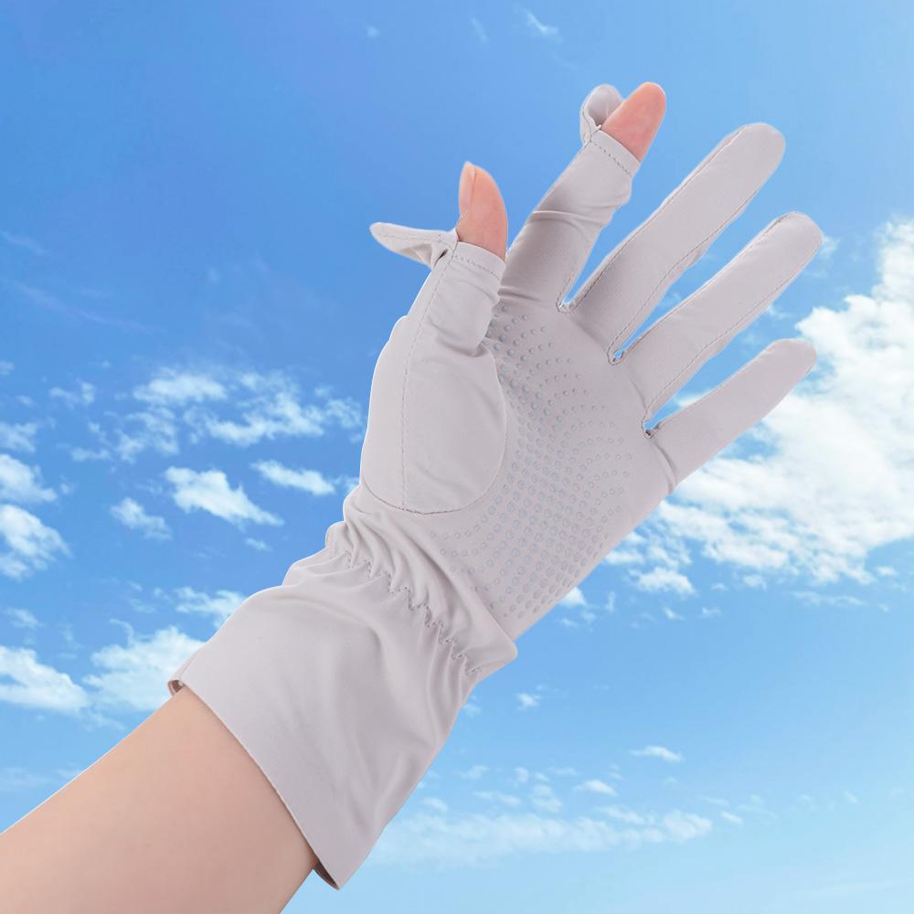 Thin Long Sunscreen Gloves Elastic Cycling Driving Gloves Summer Outdoor Cycling